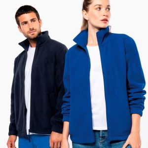 Veste polaire ajustable à poignets élastiqués