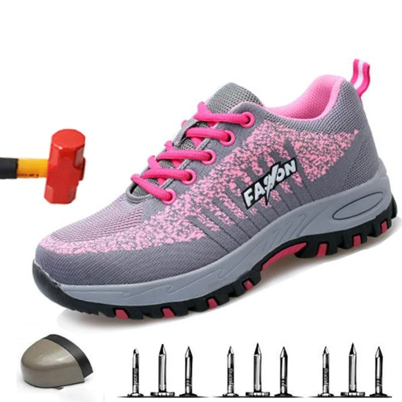 Zapatos de Seguridad Mujer Rosa